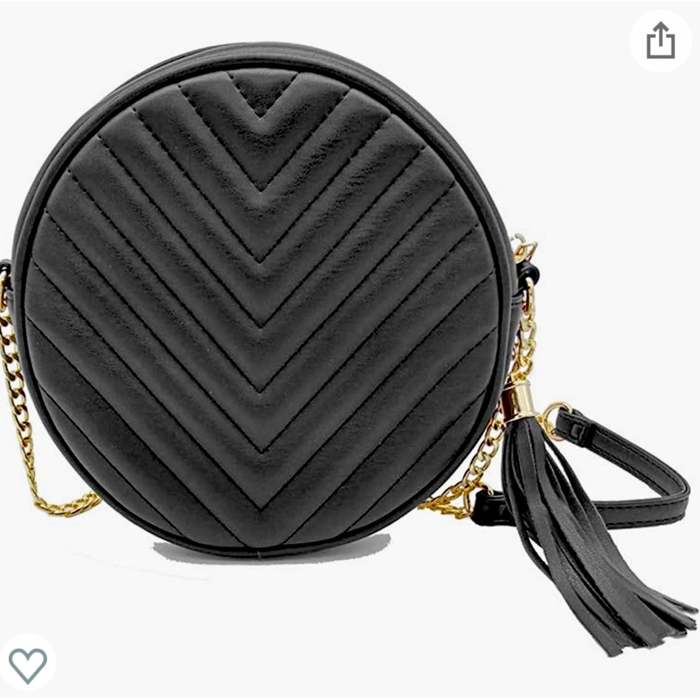 Elegant Black Quilted Shoulder Bag